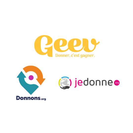 Geev, jedonne.org, donnons.org