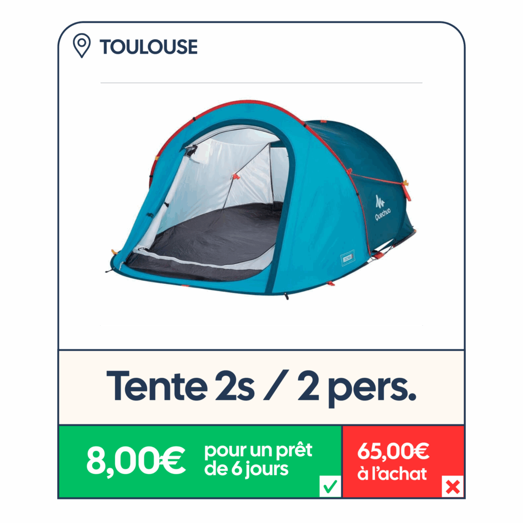 Location tente Toulouse